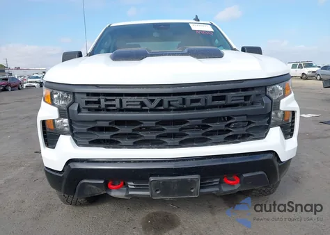 2023 Chevrolet Silverado 1500 4Wd Short Bed Custom Trail Boss из США, поврежденный, VIN 3GCPDCEK1PG295307